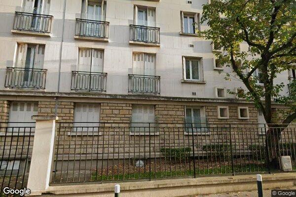 Vue Google Street View du 16 Rue de Lesseps