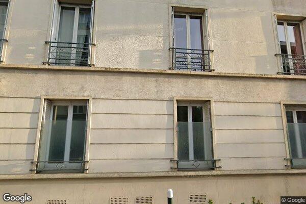 Vue Google Street View du 22 Rue de Lesseps