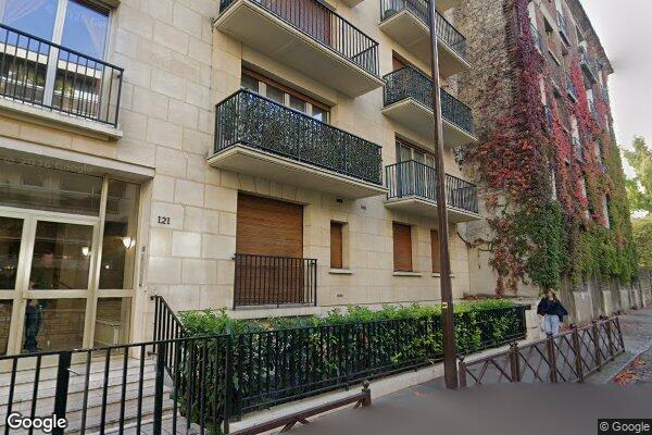 Vue Google Street View du 121 Rue de Longchamp