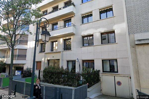 Vue Google Street View du 19 Rue de Longchamp