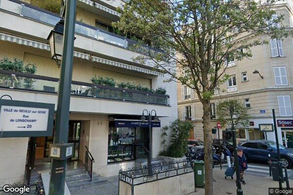 Vue Google Street View du 20 Rue de Longchamp