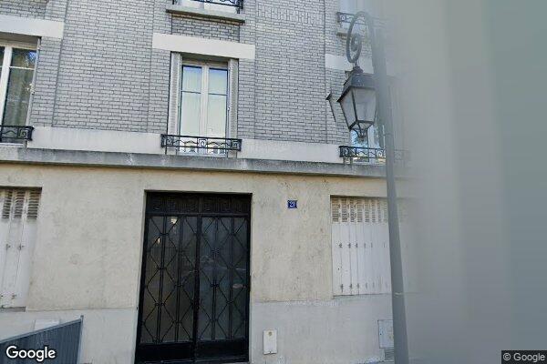 Vue Google Street View du 21 Rue de Longchamp