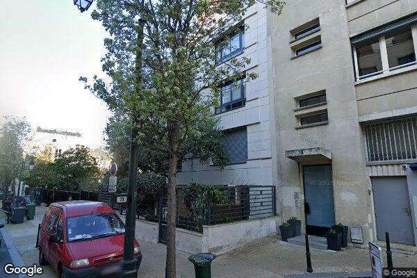 Vue Google Street View du 24 Rue de Longchamp