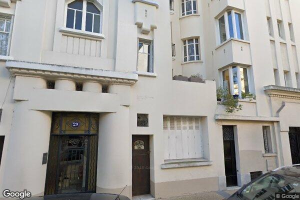 Vue Google Street View du 29 Rue de Longchamp