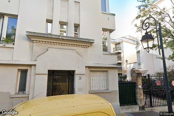 Vue Google Street View du 31 Rue de Longchamp