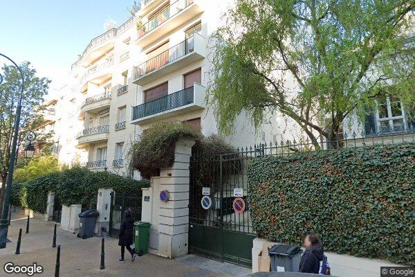 Vue Google Street View du 34 Rue de Longchamp