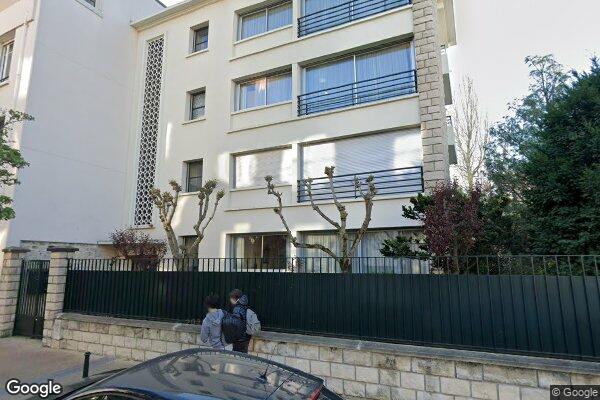 Vue Google Street View du 35 Rue de Longchamp
