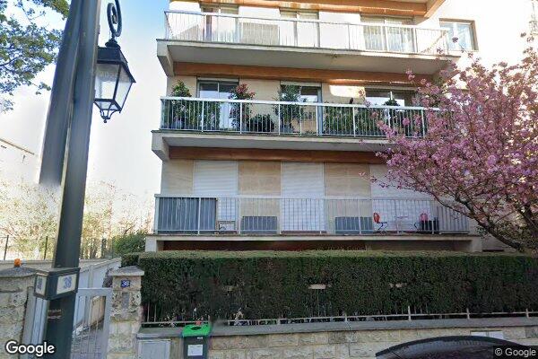 Vue Google Street View du 38 Rue de Longchamp