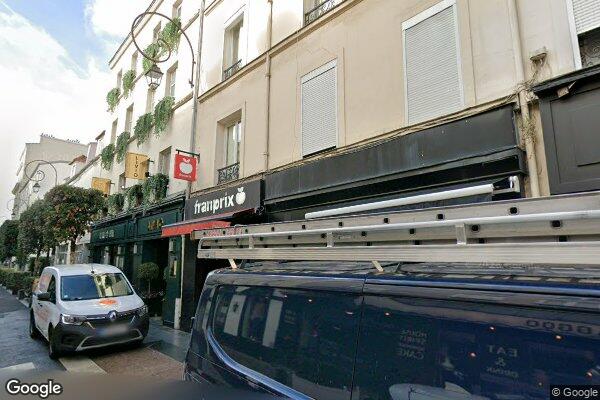 Vue Google Street View du 4 Rue de Longchamp