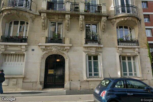 Vue Google Street View du 50 Rue de Longchamp