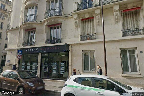 Vue Google Street View du 52 Rue de Longchamp