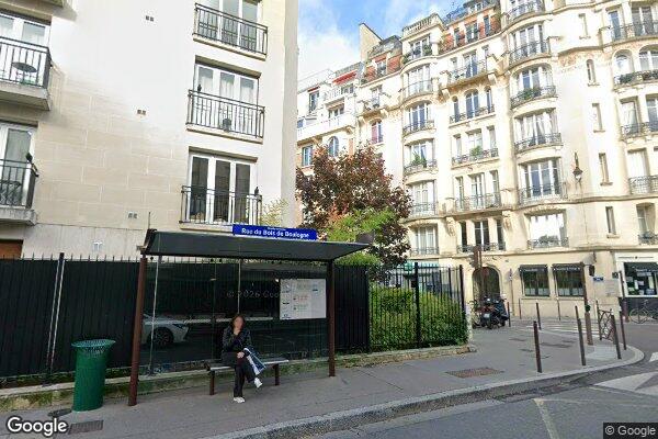 Vue Google Street View du 56 Rue de Longchamp
