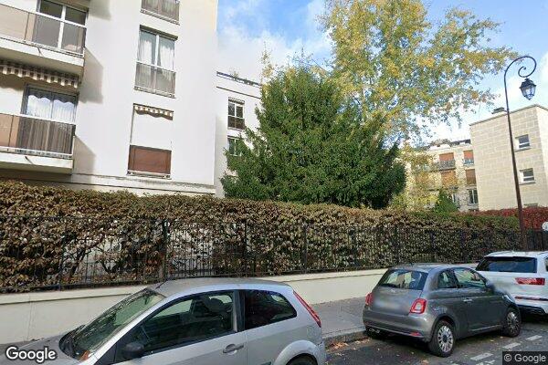 Vue Google Street View du 60 Rue de Longchamp