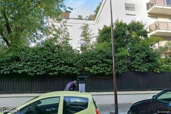 Vue Google Street View du 62 Rue de Longchamp