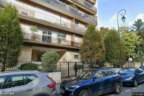 Vue Google Street View du 64 Rue de Longchamp