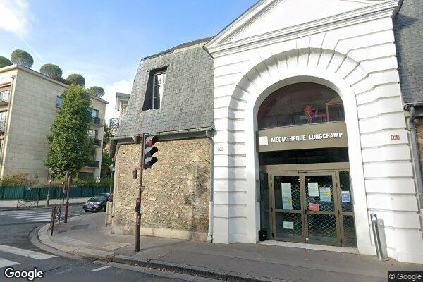Vue Google Street View du 68 Rue de Longchamp
