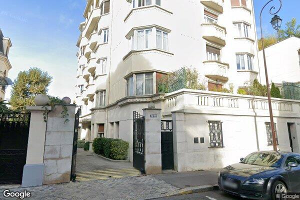 Vue Google Street View du 72BIS Rue de Longchamp