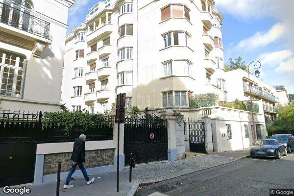 Vue Google Street View du 74 Rue de Longchamp