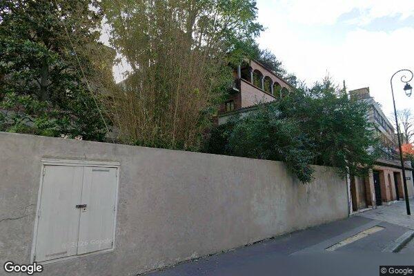 Vue Google Street View du 81BIS Rue de Longchamp