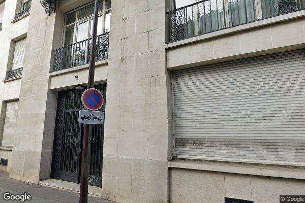 Vue Google Street View du 98 Rue de Longchamp