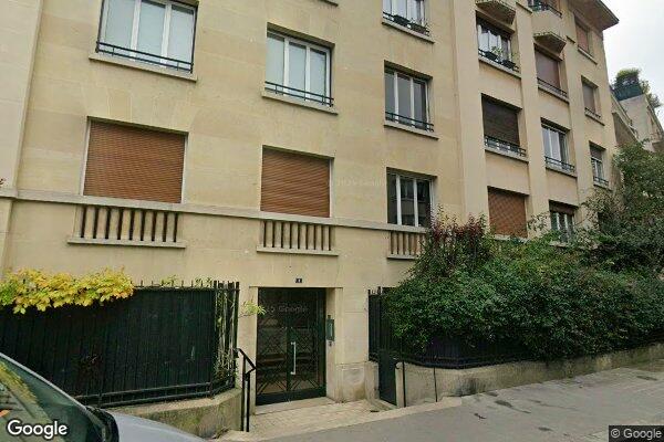 Vue Google Street View du 1 Rue de Longpont
