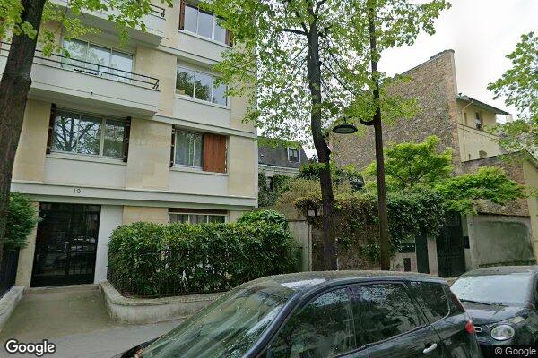 Vue Google Street View du 10 Rue de Rouvray