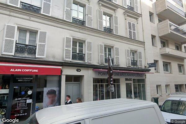 Vue Google Street View du 34 Rue de Sablonville