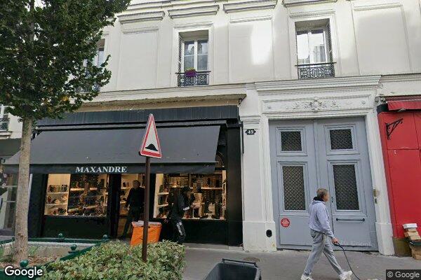 Vue Google Street View du 42 Rue de Sablonville
