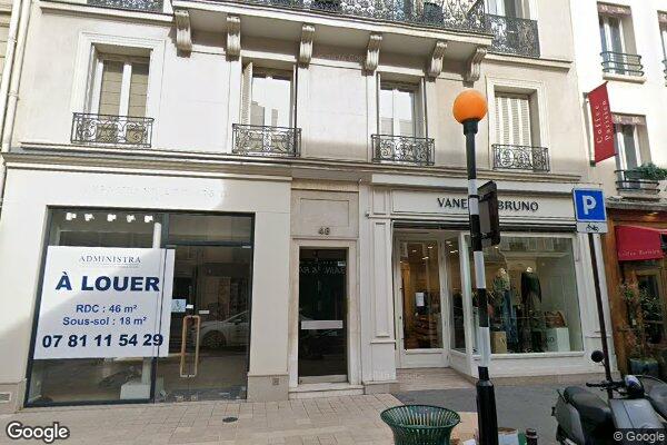 Vue Google Street View du 48 Rue de Sablonville