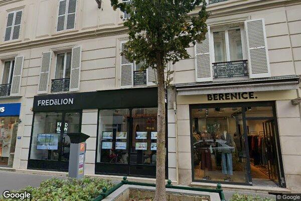 Vue Google Street View du 56 Rue de Sablonville