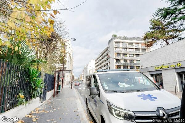 Vue Google Street View du 37 Rue de Villiers