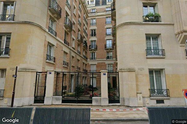 Vue Google Street View du 37BIS Rue de Villiers