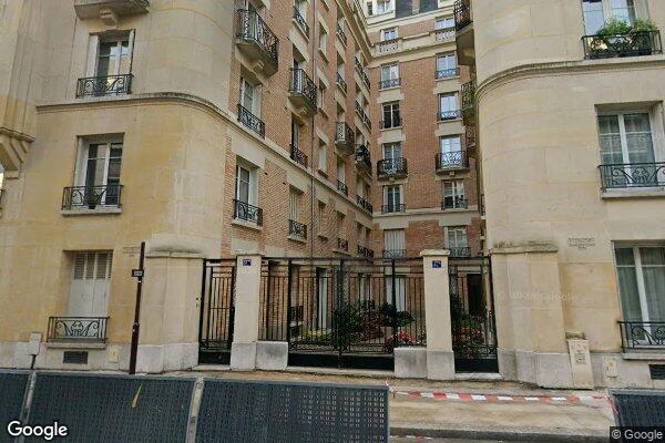 Vue Google Street View du 37TER Rue de Villiers