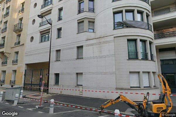 Vue Google Street View du 39 Rue de Villiers