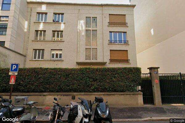 Vue Google Street View du 43BIS Rue de Villiers