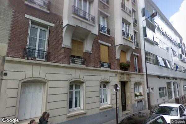 Vue Google Street View du 75QUATER Rue de Villiers