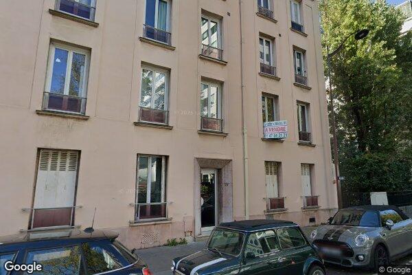 Vue Google Street View du 85 Rue de Villiers