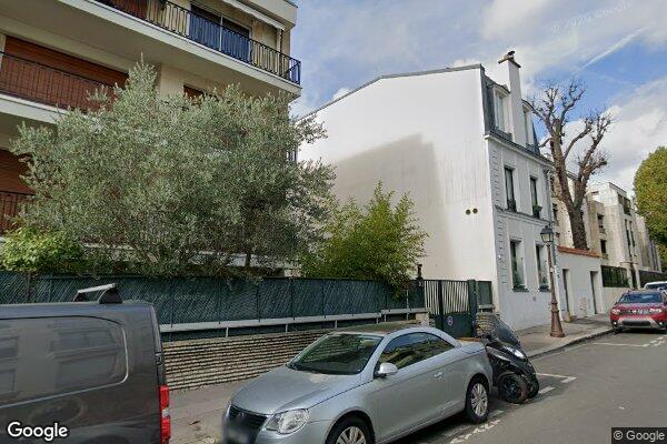 Vue Google Street View du 10 Rue Delabordére