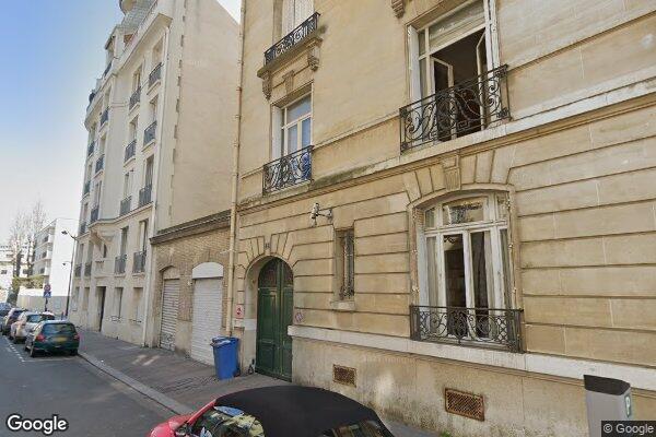 Vue Google Street View du 2 Rue Deleau