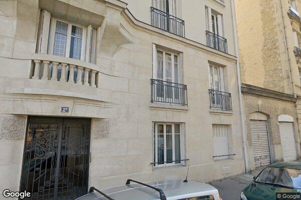 Vue Google Street View du 2BIS Rue Deleau