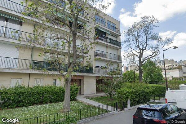 Vue Google Street View du 7 Rue Deleau