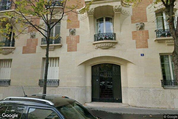 Vue Google Street View du 11 Rue des Dames Augustines