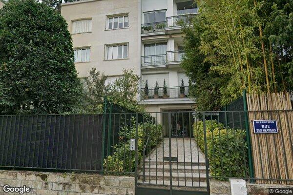 Vue Google Street View du 28TER Rue des Graviers