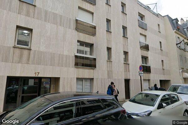 Vue Google Street View du 17 Rue des Poissonniers