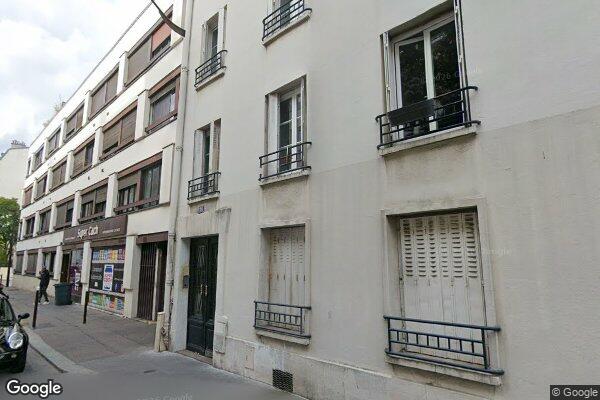 Vue Google Street View du 30 Rue des Poissonniers