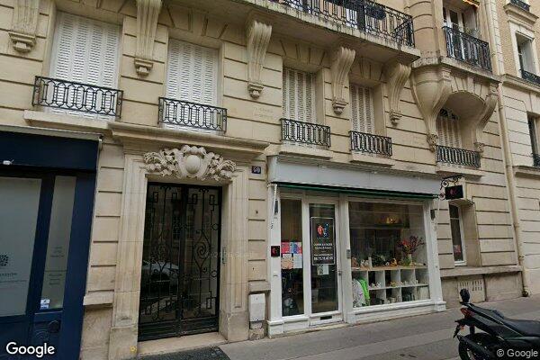 Vue Google Street View du 40 Rue des Poissonniers