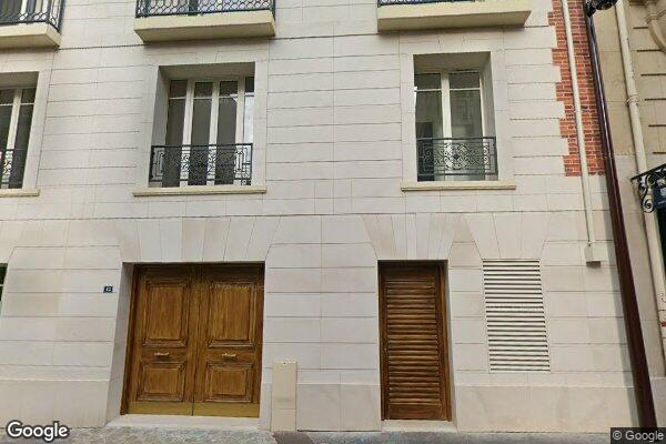 Vue Google Street View du 42 Rue des Poissonniers
