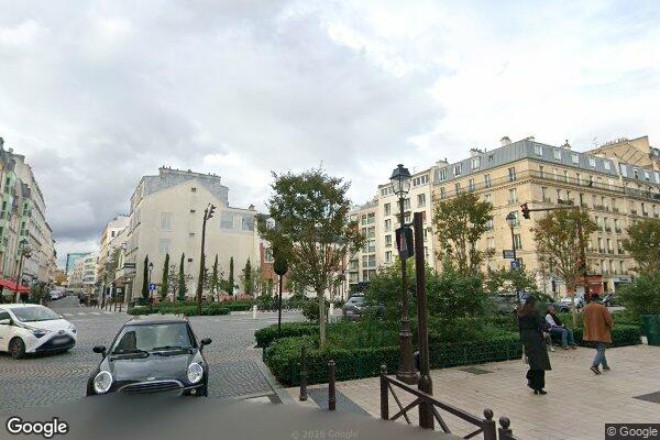 Vue Google Street View du 50 Rue des Poissonniers