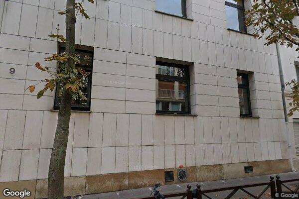 Vue Google Street View du 9 Rue des Poissonniers