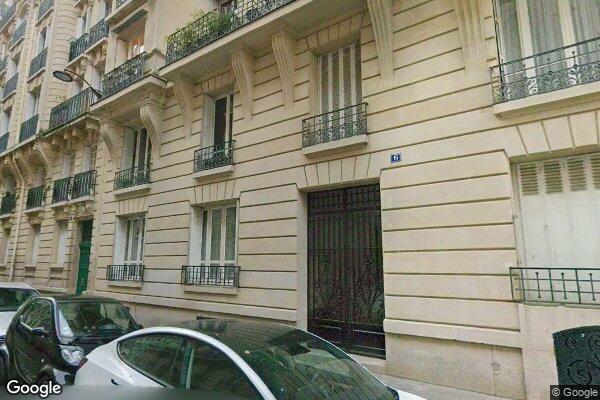 Vue Google Street View du 6 Rue Devès